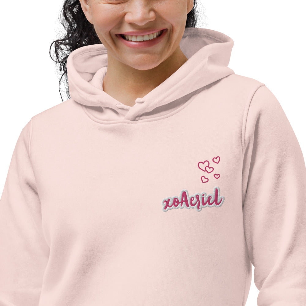 xoAeriel Women's eco fitted hoodie